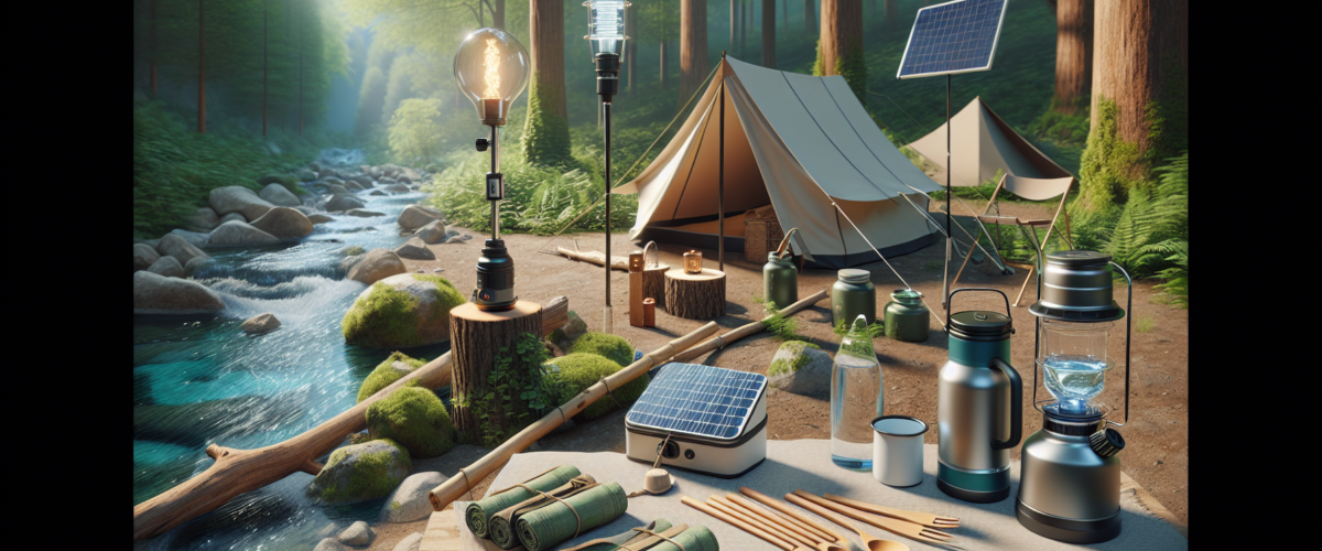 Eco-friendly camping gear;